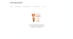 Desktop Screenshot of loicdauvillier.com