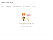 Tablet Screenshot of loicdauvillier.com
